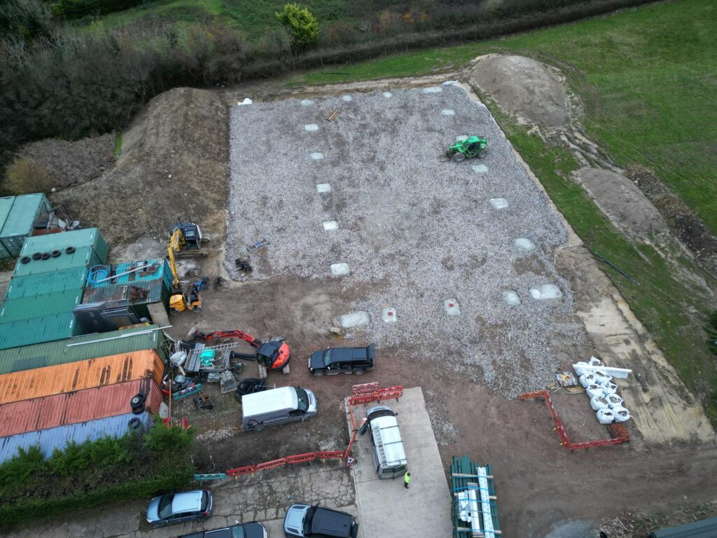 Commercial Groundworks Project In Sussex 1-9